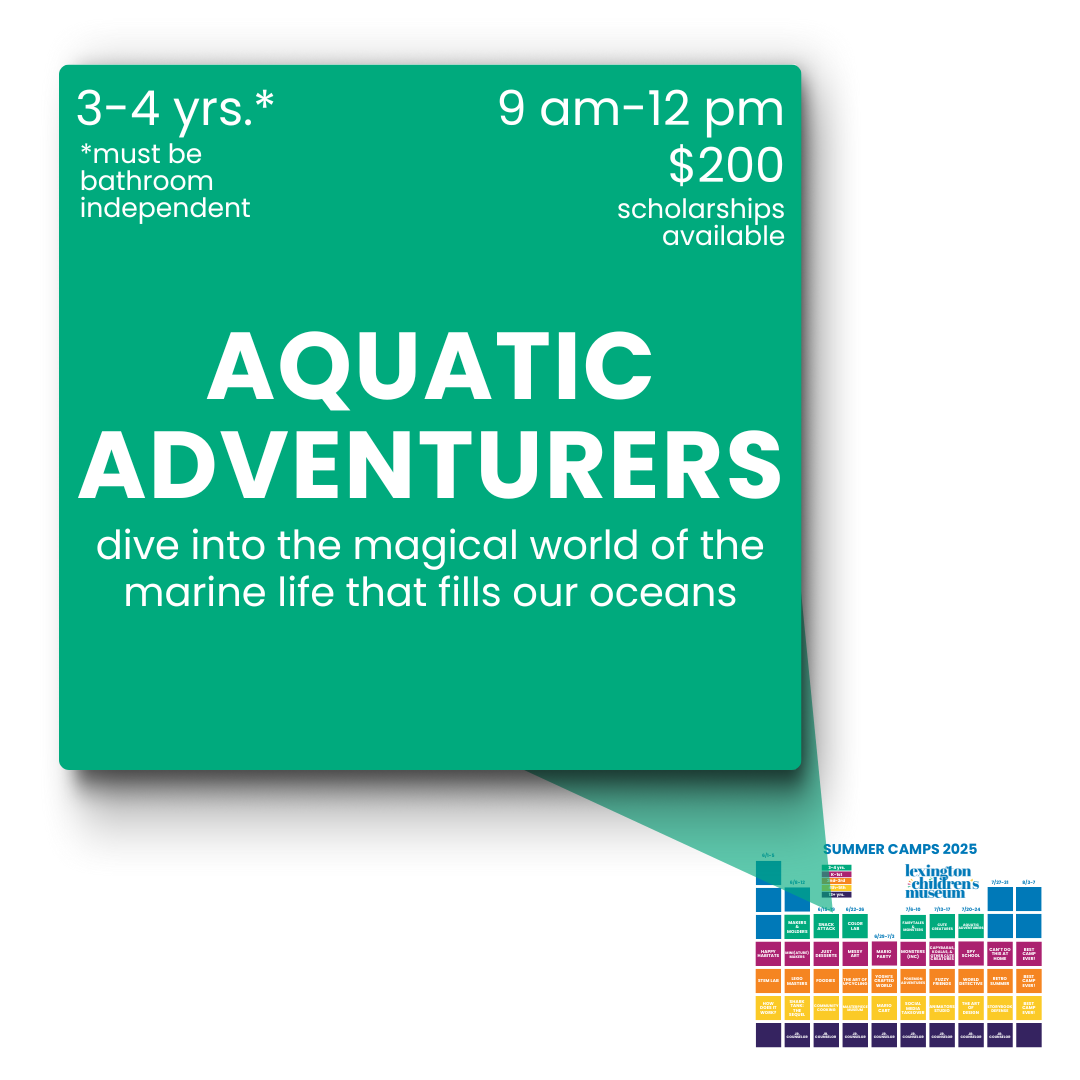 July 20 - 24: aquatic adventures (3 - 4 yrs.) - logo